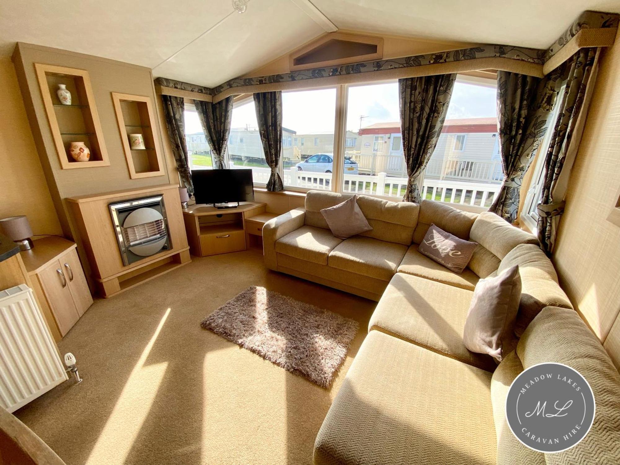 Palm Grove 132 - Pet Friendly, Wifi, Central Heating, Close To Shops And Beach - Meadow Lakes Caravan & Lodge Hire Chapel Saint Leonards Exteriör bild